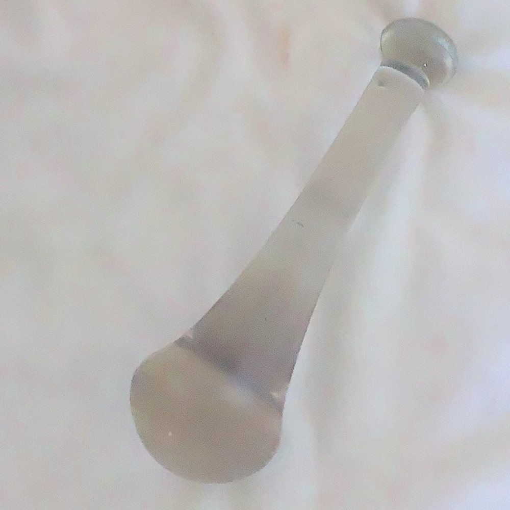 Vintage Clear Glass Large Medical pharmaceutical Pestle #16